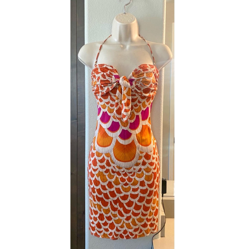 NWOT Mara Hoffman halter body con dress. Mint! Sz S